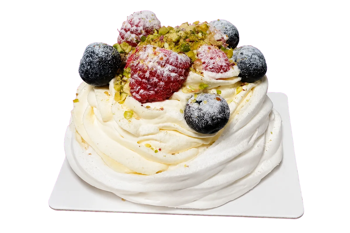 Cuib pavlova cu fructe proaspete